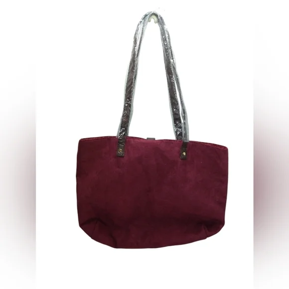 New Yankee Candle Burgundy Tote from 2019 - Picture 2 of 5